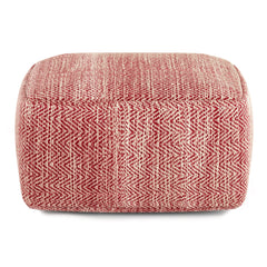 Nate - Handcrafted Square Pouf