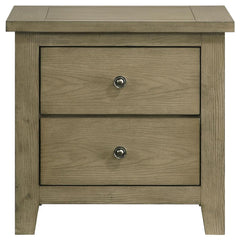 Hazlewood - 2-Drawer Nightstand Bedside Table - Vineyard Oak