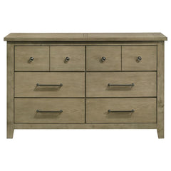 Hazlewood - 6-Drawer Bedroom Dresser Cabinet - Vineyard Oak