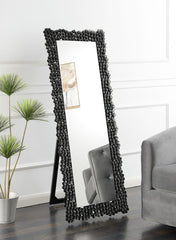 Mckay - Acrylic Frame Standing Mirror - Smokey Gray