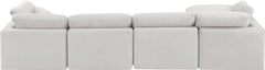 Indulge - Velvet 5 Piece Modular Sectional With Chaise
