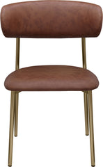 Lupita - Dining Chair With Brushed Gold Legs (Set of 2)