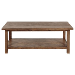 Payne - Wood Coffee Table with Shelf