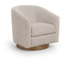 Modra - Performance Fabric Upholstered Swivel Accent Chair