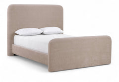 Fira - Chenille Fabric Upholstered Bed