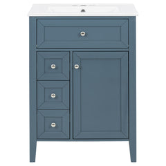 Bathroom Vanity With Sink, Soft Closing Cabinet