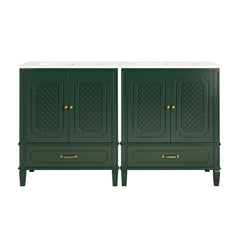 Bathroom Vanity With Sink, Soft Closing Door, Multi Functional Storage