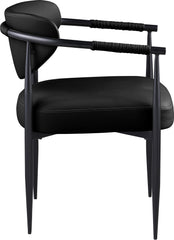 Virella - faux Leather Upholstered Dining Chair (Set of 2) - Black Base