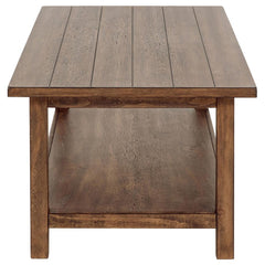 Payne - Wood Coffee Table with Shelf