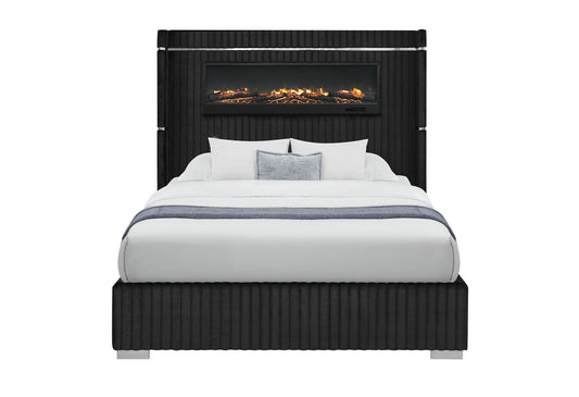2215 - Queen Bed - Black
