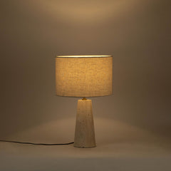 Dolomia - Base And Linen Textured Fabric Shade Table Lamp