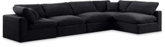 Comfy - 5 Piece Velvet Modular Sectional