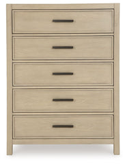 Calmoro - Five Drawer Chest - Gray