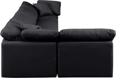Indulge - Faux Leather 5 Piece Modular Sectional