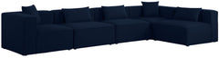 Cube - Linen 5 Piece Modular Sectional