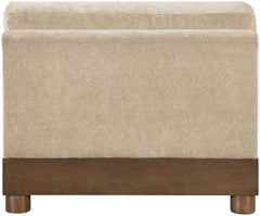 Turin - Chenille Fabric Upholstered Modular Armless Chair