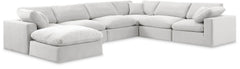 Comfy - 7 Piece Velvet Modular Sectional With Chaise