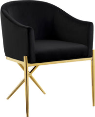 Xavier - Dining Chair with Gold Legs