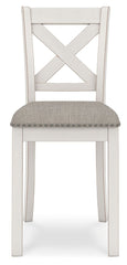 Robbinsdale - Upholstered Barstool (Set of 2) - Antique White