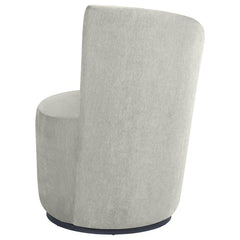 Nueva - Upholstered Swivel Chair Curved Backrest