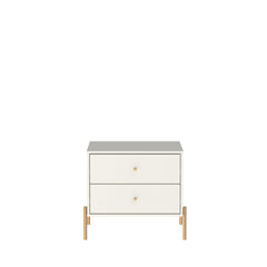 Jasper - Nightstand With 2 Drawers - Off White