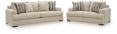 Lofwood - 2 Pc. - Sofa And Loveseat - Oatmeal
