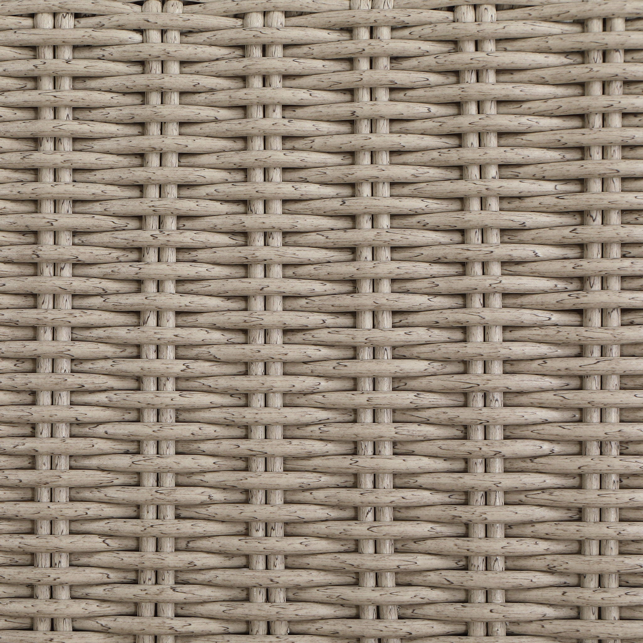 Seacrest - Olefin Water Resistant Fabric And Wicker 4 Piece Outdoor Patio Modular Sofa