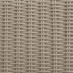 Seacrest - Olefin Water Resistant Fabric And Wicker 4 Piece Outdoor Patio Modular Sofa
