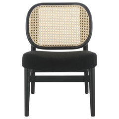 Rayo - Rattan Cane Back Accent Chair With Padded Seat