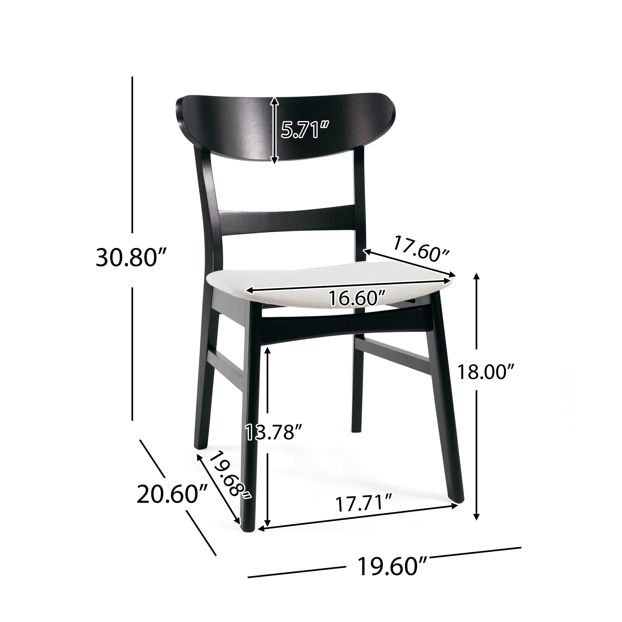 5 Piece Dining Set, 1 Table And 4 Upholstered Chairs