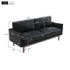Loveseat Sofa With Spacious Seating
