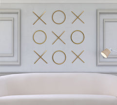 XOXO - Steel Wall Decor - Yellow