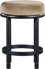 Monette - Counter Stool With Black Base