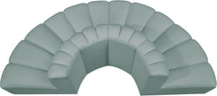 Arc - Faux Leather 4 Piece Modular Sofa