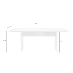 Ella - Dining Table - White