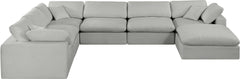 Comfy - 7 Piece Linen Modular Sectional With Chaise