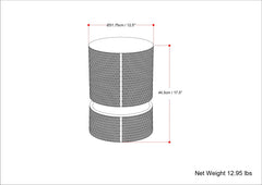 Jalen - Cast Aluminum Side Table - Green