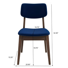 Carlos - Solid Back Side Chair (Set of 2)