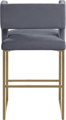 Caleb - Counter Stool with Gold Legs (Set of 2)