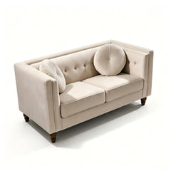 Chesterfield Loveseat 2 Seater Couch For Living Room