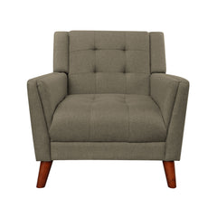 Luminaesque - Fabric Upholstered Armchair With Tufted Back