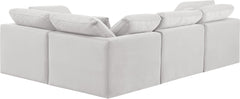 Indulge - Velvet 4 Piece Modular Corner Sectional