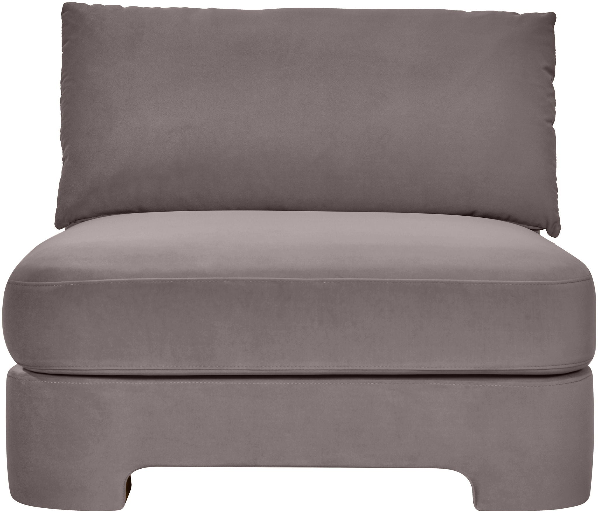 Hammond - Velvet Performance Fabric Upholstered Armless Chair