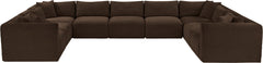 Shaggy - 9 Piece Modular U-Shaped Sectional