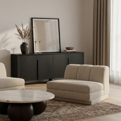 Modari - Fabric Upholstered Armless Chair