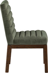 Evelyn - Dining Chair With Brown Legs