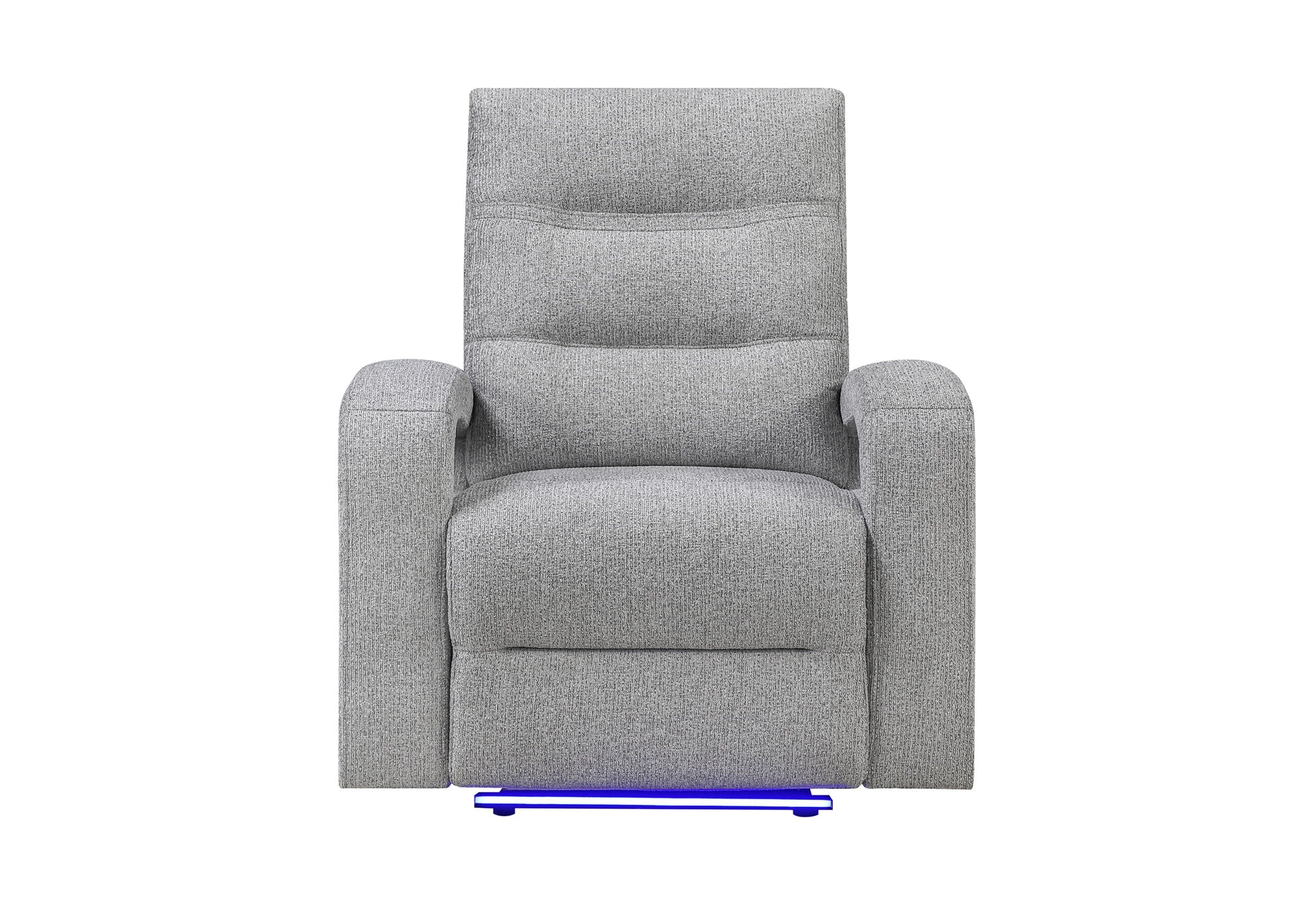 U6611 - 15 Power Reclining Sofa / Power Console Reclining Loveseat - Dark Gray