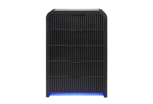 Beckett - Chest With LED - Black / White