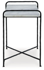 Ashber - Accent Table - White / Black