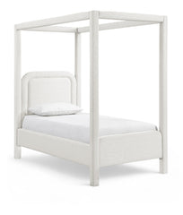 Salina - Linen Textured Fabric Upholstered Bed